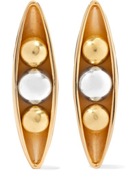Anne Manns Eadie Silver And Gold Plated Earrings