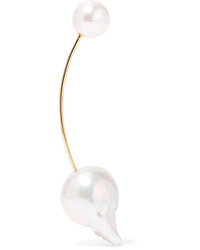 Sophie Bille Brahe Elipse Venus 14 Karat Gold Pearl Earring