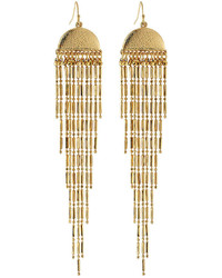 Lydell NYC Elongated Tassel Earrings