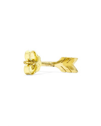 Jennifer Meyer Extra Small Arrow 18 Karat Gold Earrings