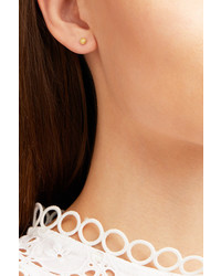 Carolina Bucci Extra Small Florentine 18 Karat Gold Earrings