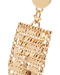 Eddie Borgo Fleece Gold Plated Cubic Zirconia Earrings
