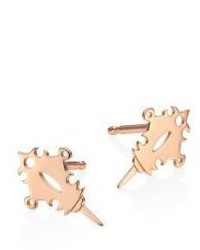 ginette_ny Ginette Ny Tanger 18k Rose Gold Stud Earrings