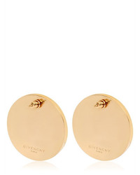Givenchy Geometric Round Mirrored Earrings