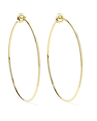 Ippolita Glamazon 18 Karat Gold Diamond Hoop Earrings