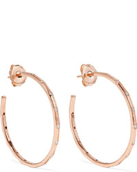 Ippolita Glamazon Stardust 18 Karat Rose Gold Diamond Earrings One Size