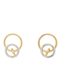 Charlotte Chesnais Gold And Silver System Earrings