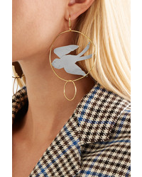 JW Anderson Gold And Silver Tone Earrings