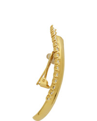 Panconesi Gold Arch Clip On Earrings
