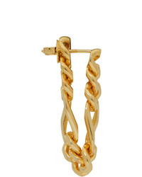 Bottega Veneta Gold Chain Link Earrings