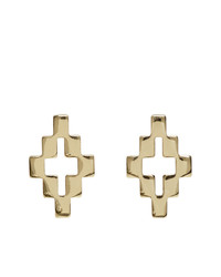 Marcelo Burlon County of Milan Gold Cross Earrings