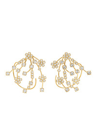 Panconesi Gold Crystal Kismet Earrings