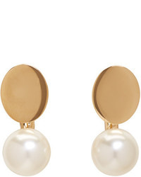 Chloé Gold Darcey Round Earrings