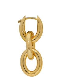 Bottega Veneta Gold Drop Chain Earrings