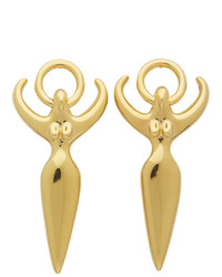 Chloé Gold Figure Earrings