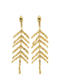 Chloé Gold Fishbone Earrings