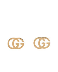 Gucci Gold Gg Tissue Stud Earrings