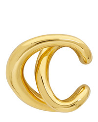 Charlotte Chesnais Gold Initial Ear Cuff