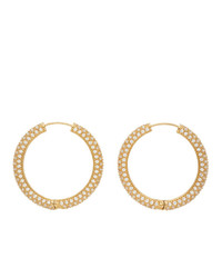 Numbering Gold Large 994 Hoop Earrings