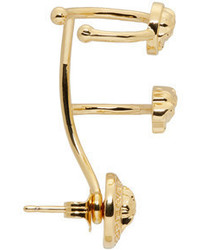 Versace Gold Medusa Multi Cuff Earrings