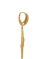 Versace Gold Medusa Pendant Earrings