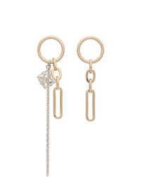 Justine Clenquet Gold Paloma Earrings