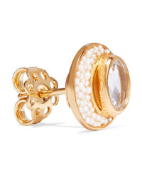 Percossi Papi Gold Plated And Pearl Earrings