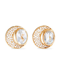 Percossi Papi Gold Plated And Pearl Earrings