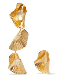 1064 Studio Gold Plated And Resin Earrings