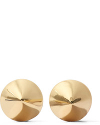 Eddie Borgo Gold Plated Cone Earrings One Size