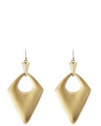 Alexis Bittar Gold Plated Drop Earrings With Lucite