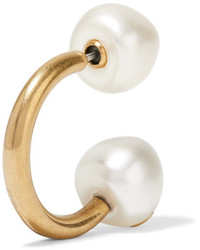 Gucci Gold Plated Faux Pearl Earring
