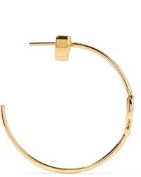 Loewe Gold Plated Hoop Earrings