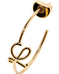 Loewe Gold Plated Hoop Earrings