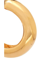 Kenneth Jay Lane Gold Plated Hoop Earrings