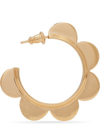 Simone Rocha Gold Plated Hoop Earrings