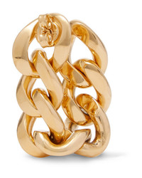Bottega Veneta Gold Plated Hoop Earrings