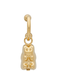 Safsafu Gold Single Gummy Bear Earring