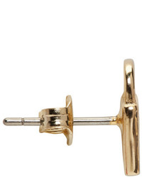 Marc Jacobs Gold Single Lock Earring