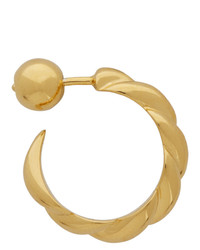 Sophie Buhai Gold Small Rope Hoop Earrings