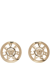 Versace Gold Small Stud Earrings