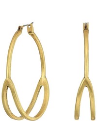 Lucky Brand Gold Split Hoop Earrings Earring