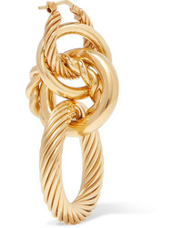 Bottega Veneta Gold Tone Earrings