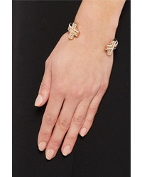 Givenchy Gold Tone Faux Pearl Cuff