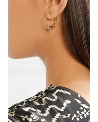 Isabel Marant Gold Tone Hoop Earrings
