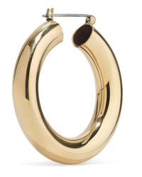 Laura Lombardi Gold Tone Hoop Earrings