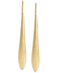 Kenneth Cole New York Gold Tone Sculptural Stick Linear Earrings