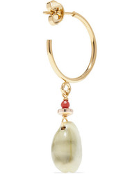 Isabel Marant Gold Tone Shell Earrings
