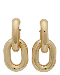Paco Rabanne Gold Xl Hanging Hoop Earrings