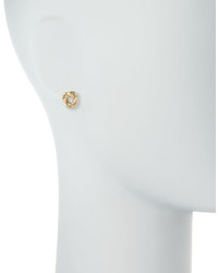 Lydell NYC Golden Knot Stud Earrings